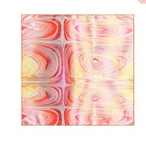 Frankie’s Bikinis Heidi Satin Scarf in Motion Plisse Artwork